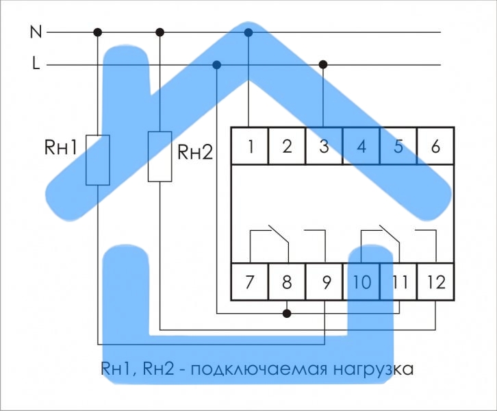 Реле времени PCR-515 (задержка вкл. 230В 2х8А 2перекл. IP20 монтаж на DIN-рейке) F&F EA02.001.006
