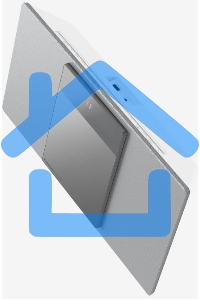 Микросистема Panasonic SC-HC410EE-K серебристый 40Вт/CD/CDRW/FM/USB/BT