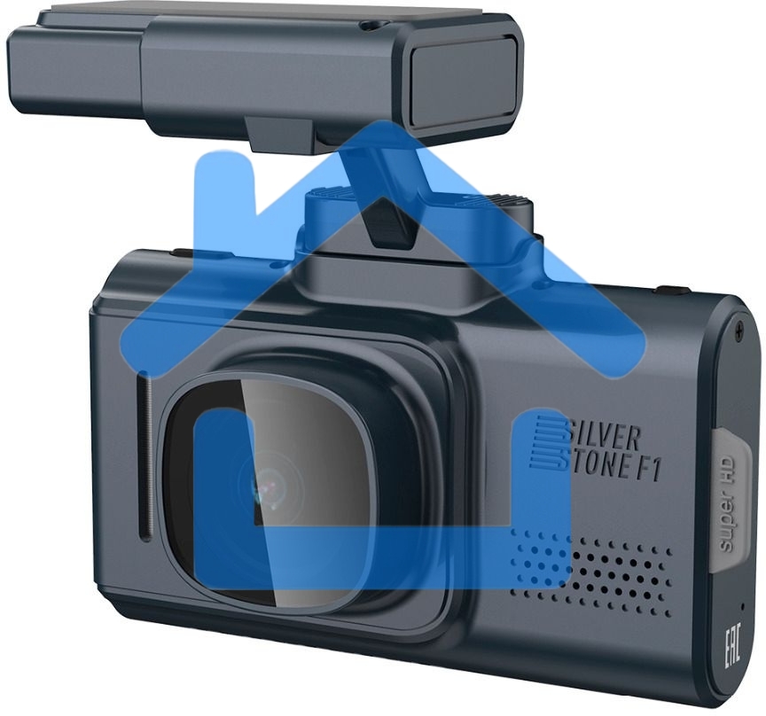 Видеорегистратор Silverstone F1 CityScanner черный 2Mpix 1296x2304 1296p 140гр. GPS MSTAR AIT8339