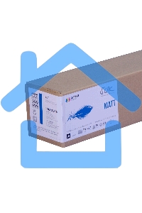 Бумага S'OK универсальная матовая с покрытием для широкоформатной печати 24'' A1 610х45,7м втулка 50