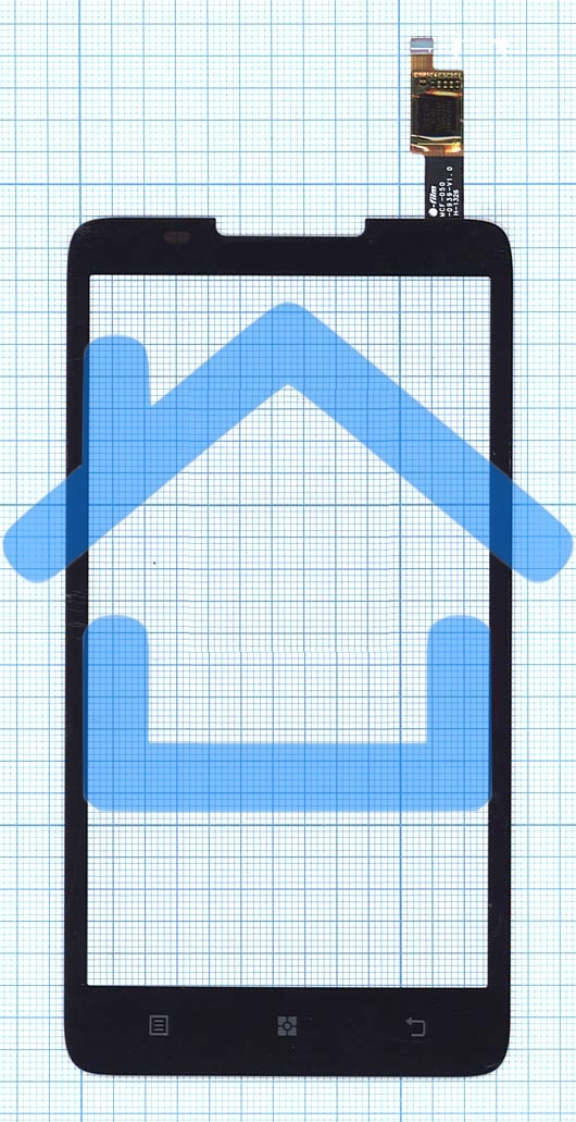 Сенсорное стекло (тачскрин) для Lenovo A656, черное