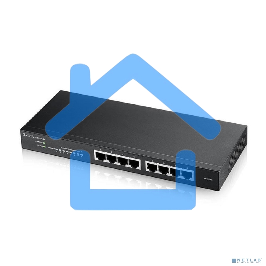 Коммутатор Zyxel GS1915-8-EU0101F 8G управляемый