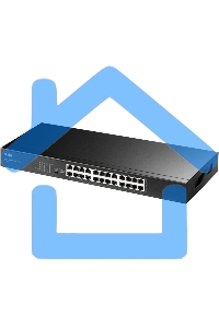 Коммутатор Cudy GS1024L (L2) 24x1Gbит/с неуправляемый