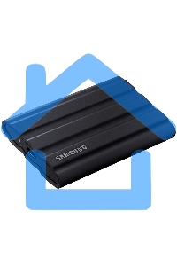 Внешний SSD Samsung T7 Shield, 1TB, USB 3.2 Gen 2 Type-C, R/W 1050/1000, черный