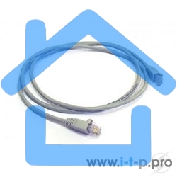 Патч-корд U/UTP кат.6 LSZH 2м PC-LPM-UTP-RJ45-RJ45-C6-2M-LSZH-GY сер. Hyperline 42265