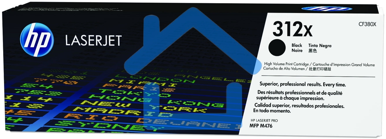 Тонер Картридж HP 312A CF380X черный для HP CLJ Pro M476 (4400стр.)