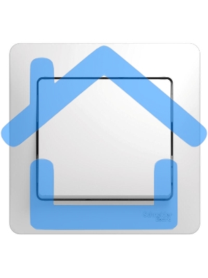 Выключатель 1-кл. СП Glossa 10А IP20 10AX в сборе белый SchE GSL000112