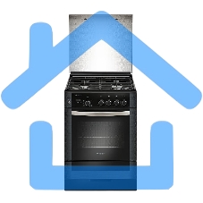 Плита газовая Gefest ПГ 6300-03 0046 черный, конфорок 4 шт, духовка 52 л, 60 см x 85 см x 60 см