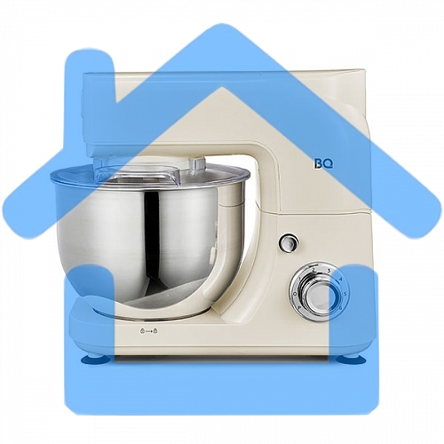 Планетарный миксер BQ MX520 White. Макс. мощность: 1600 Вт, Регулировка скорости: 6 скоростей + импульсный режим