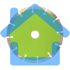 Диск алмазный СИБРТЕХ отрезной сегментный, 150 х 22,2 мм 731027
