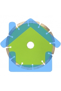 Диск алмазный СИБРТЕХ отрезной сегментный, 150 х 22,2 мм 731027