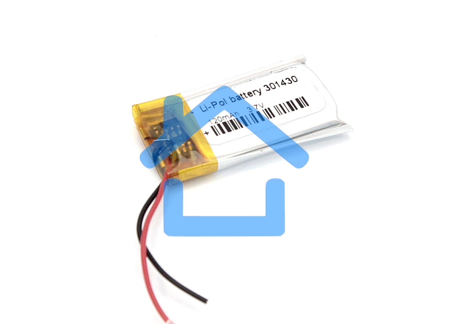Аккумулятор Li-Pol (батарея) 3*14*30мм 2pin 3.7V/95mAh