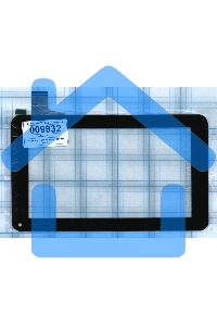 Сенсорное стекло (тачскрин) ZP9020-7, черное