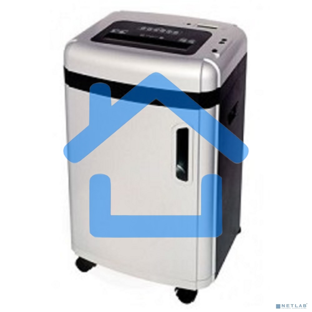 Шредер Office Kit S230 2x15 (секр.P-5)/фрагменты/17лист./35лтр./скрепки/скобы/пл.карты/CD