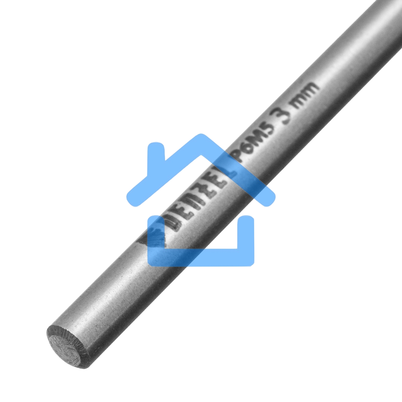 Сверло спиральное по металлу 3 x 61мм, Р6М5, Golden Tip, многогранная заточка, 2шт. Denzel