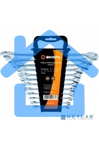 Набор комбинированных ключей ВИХРЬ 12 шт. 6-22 73/6/5/8