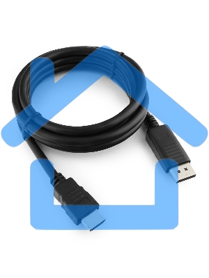 Кабель DisplayPort-HDMI Gembird/Cablexpert 1,8м, 20M/19M, черный, экран, пакет (CC-DP-HDMI-6)