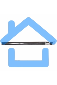 Термоусаживаемая трубка клеевая Rexant 12,0/3,0 мм, (4:1) черная, упаковка 10 шт. по 1 м