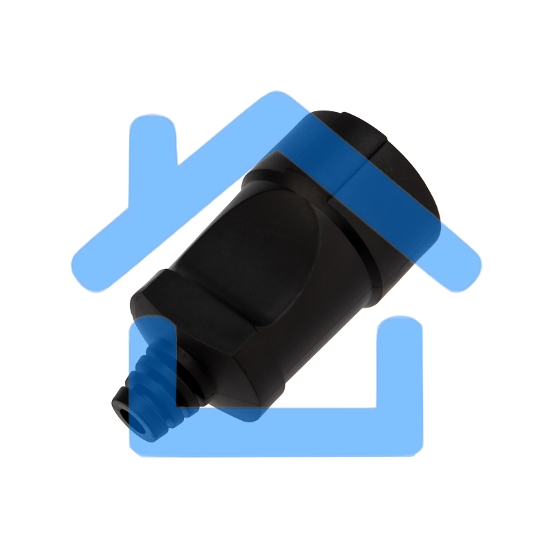 Розетка разборная Евро с з/к 16А черная Rexant