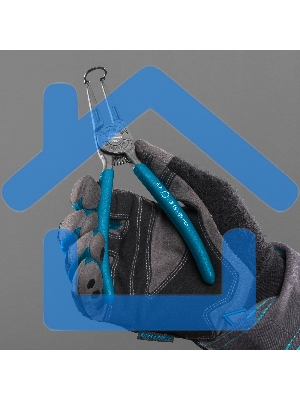 Съемник, 175 мм, для внешних стопорных колец (19-60 мм), прямые губки (разжим)Gross