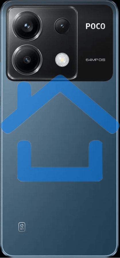 Смартфон POCO X6 5G, 12/256Gb, синий