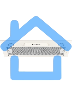 Вытяжка встраиваемая Kuppersberg Inlinea 70 CX кремовый/нержавеющая сталь, 70 см, 1300 куб. м/ч, 41 дБ