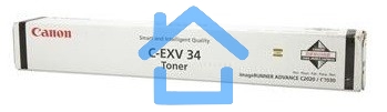 Картридж лазерный Canon C-EXV34BK черный (туба 23000 стр) для Canon iR C9060/C9065/C9070, IR Advance C2000ser/C2020/C2025/C2030