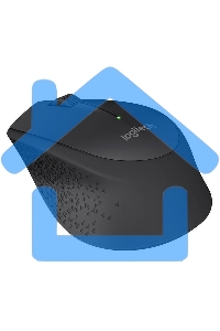 Мышь беспроводная Logitech M280 черный, 1000 dpi, радиоканал, USB, кнопки - 3