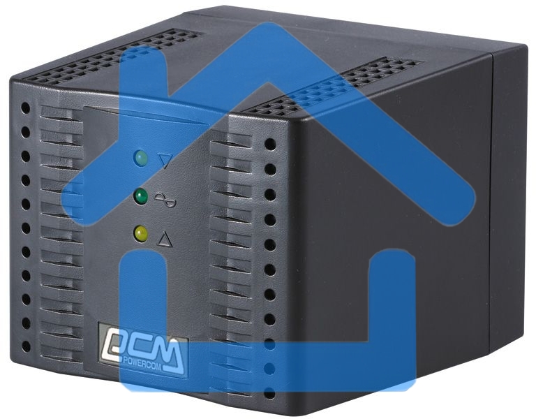 Стабилизатор напряжения Powercom Voltage Regulator, 3000VA, Black, Schuko