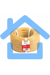 Провод ПГВА Rexant 1х1.00 мм², Cu, желтый, бухта 200 м