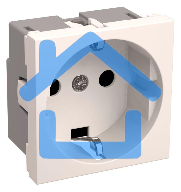 Розетка Iek (CKK-40D-RSZB2-K01-K) РКС-20-30-П-К Розетка с з/к 2к (на 2 модуля) ПРАЙМЕР белая