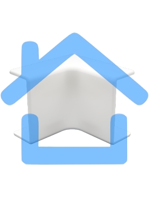 Угол внутренний для кабель-канала 22х10 AIM ДКС 00386