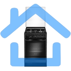 Плита газовая Gefest ПГ 5300-03 0046 черный, конфорок 4 шт, духовка 52 л, 50 см x 85 см x 58.5 см