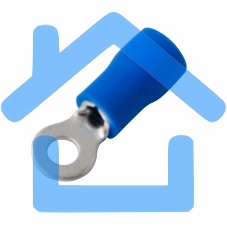 Наконечник кольцевой изолированный ø 3.2 мм 1.5-2.5 мм² (НКи 2.5-3/НКи2-3) синий Rexant