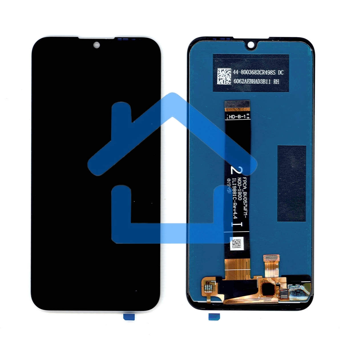 Дисплей для Huawei Y5 2019, Honor 8S, черный (ver 4.4)