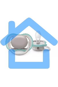 Пустышка Philips Avent ultra air, бежевая без рисунка, 18+ мес., 1 шт.