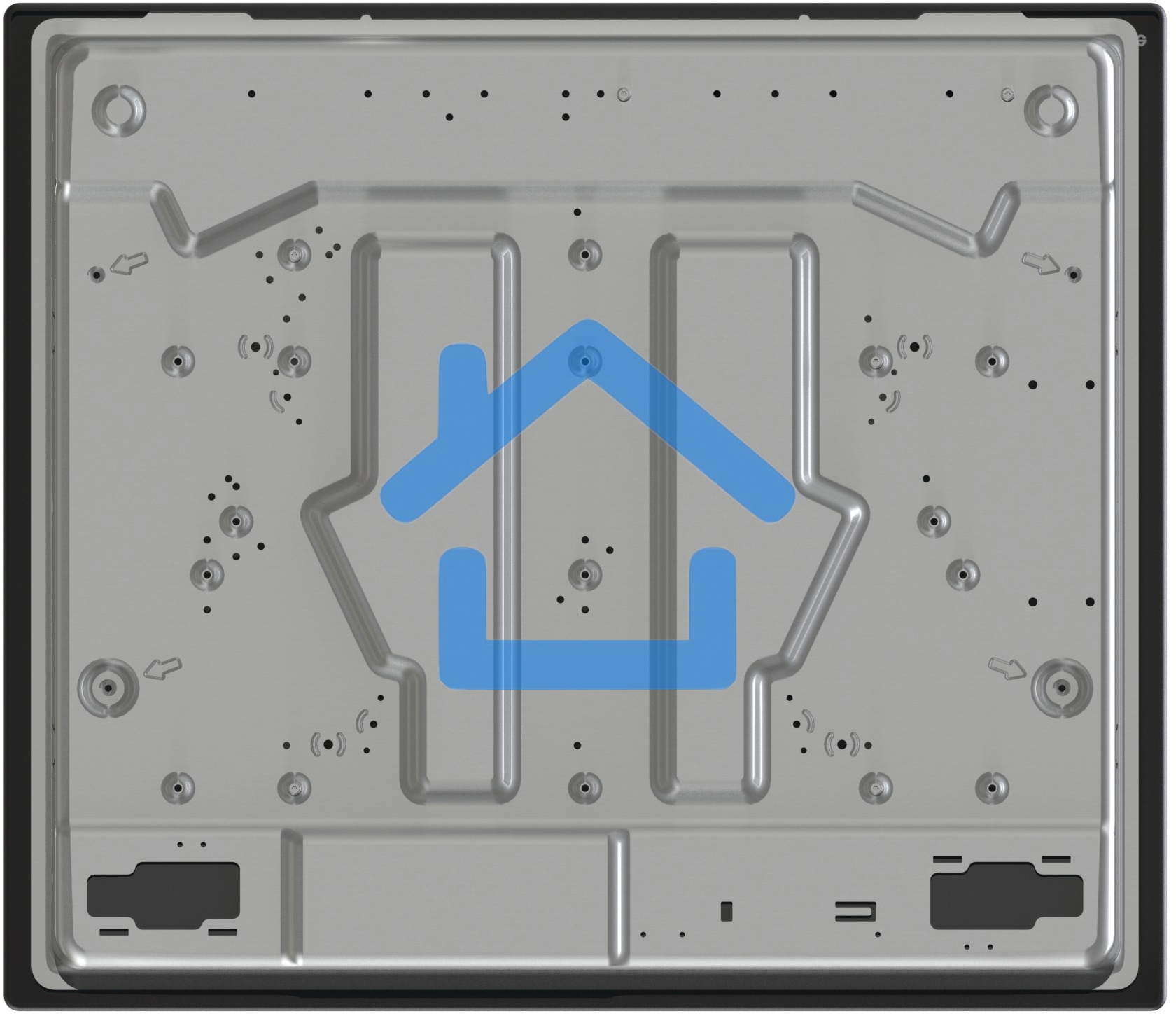 Газовая варочная панель Gorenje GW641EXB черный