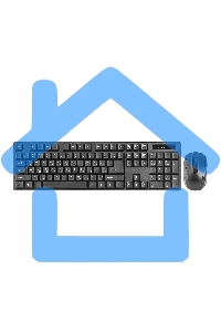 Комплект клавиатура + мышь Defender C-915 RU черный USB Беспроводной, полноразмерный