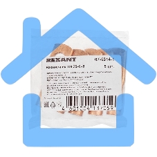 Наконечник ТМ 25–8–8 (16 мм² - Ø 8 мм) (в упак. 5 шт.) Rexant