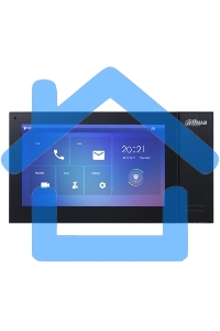 Видеодомофон Dahua DH-VTH2421FB-P черный