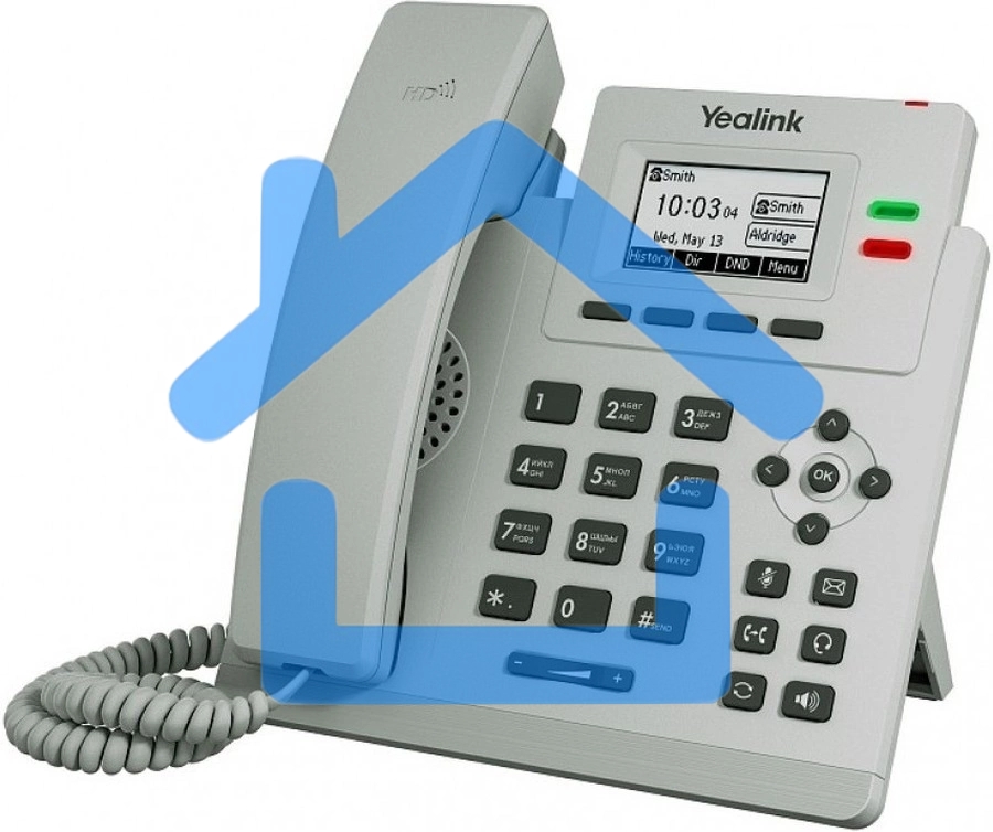 Телефон YEALINK SIP-T31P, светло-серый, 2 аккаунта, PoE, шт