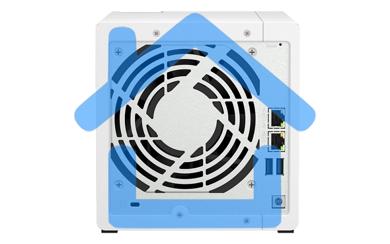 Сетевое хранилище NAS Qnap D4 (REV. C) 4-bay настольный Cortex-A55 RK3568B2