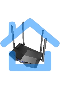 Маршрутизатор/роутер Wi-Fi TENDA 1200MBPS 1000M 3P AC10