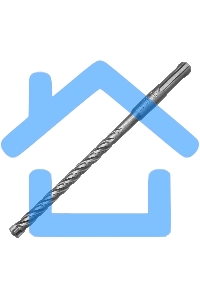 Бур по бетону Denzel цельная крестовая пластина, 8x165 мм, SDS PLUS