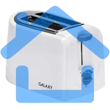 Тостер Galaxy GL 2906, белый, пластик, 850 Вт