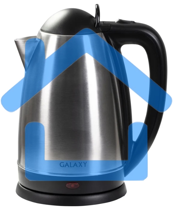 Чайник электрический Galaxy GL 0321, серый, металл, 2000 Вт, 2,5 л, корпус из нержавеющей стали AISI 304, скрытый нагревательный элемент из нержавеющей стали AISI 304, индикатор работы