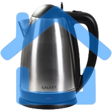 Чайник электрический Galaxy GL 0321, серый, металл, 2000 Вт, 2,5 л, корпус из нержавеющей стали AISI 304, скрытый нагревательный элемент из нержавеющей стали AISI 304, индикатор работы