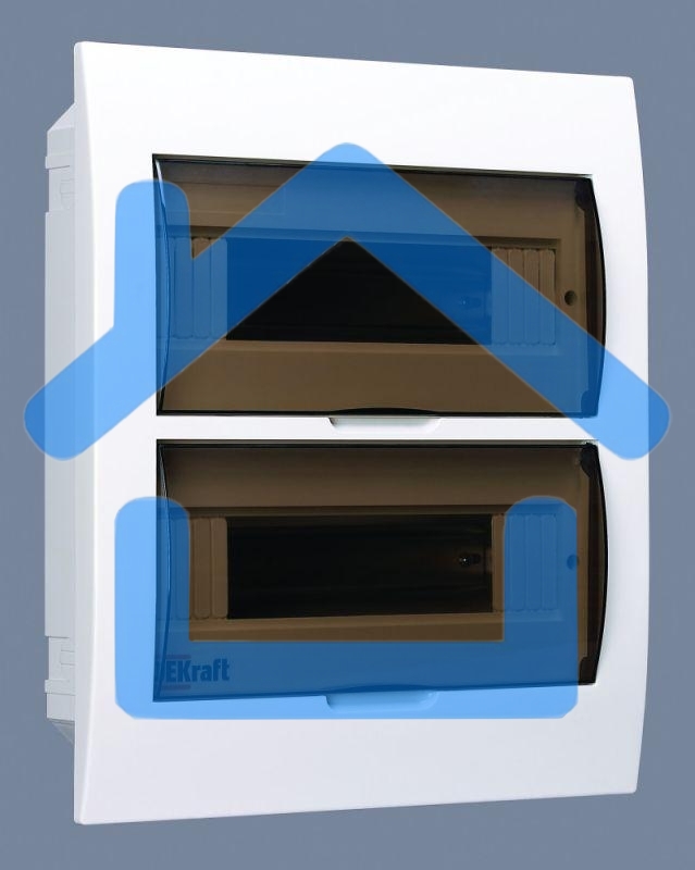 Корпус пластиковый встраиваемый 24мод. ЩРВ-П-24 35х30х10 IP41 SchE 31006DEK