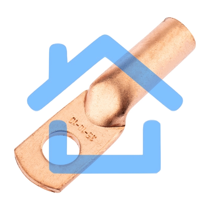 Наконечник медный ТМ 35-10-10 (35мм² - Ø10мм) (в упак. 5 шт.) Rexant