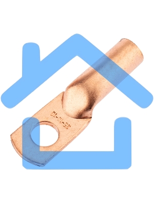 Наконечник медный ТМ 35-10-10 (35мм² - Ø10мм) (в упак. 5 шт.) Rexant